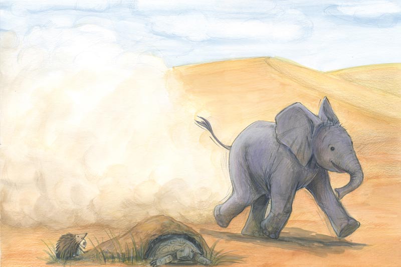 Bobo, der kleine Elefant - Illustration 03